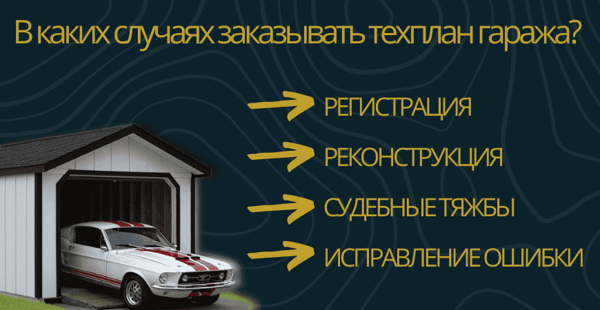 Заказать техплан гаража в Протвино под ключ