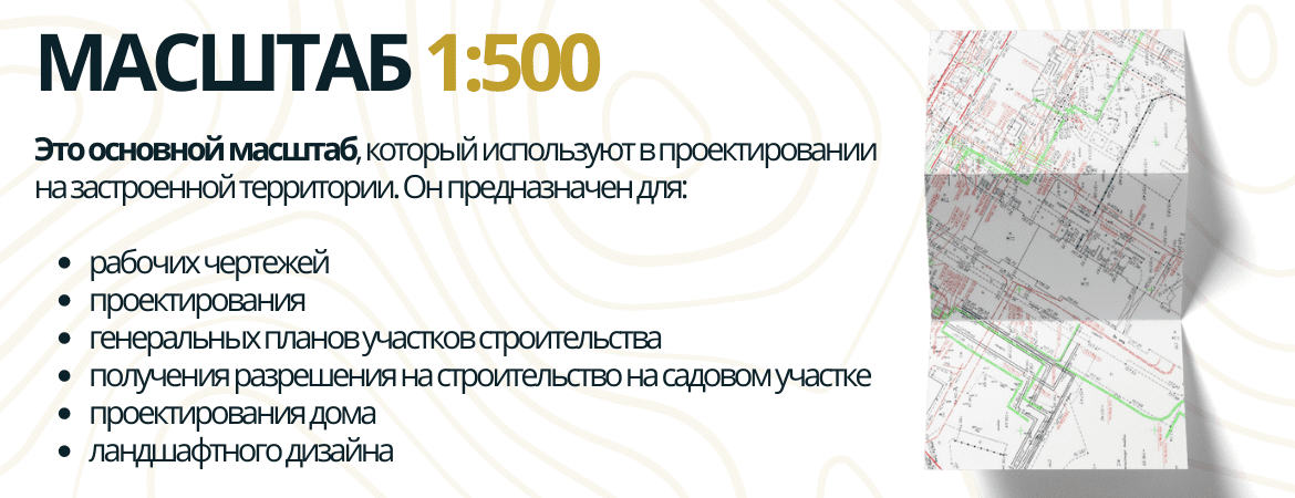 Масштаб топосъемки 1:500 в Протвино